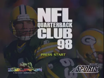 NFL Quarterback Club 98 (Europe) screen shot title